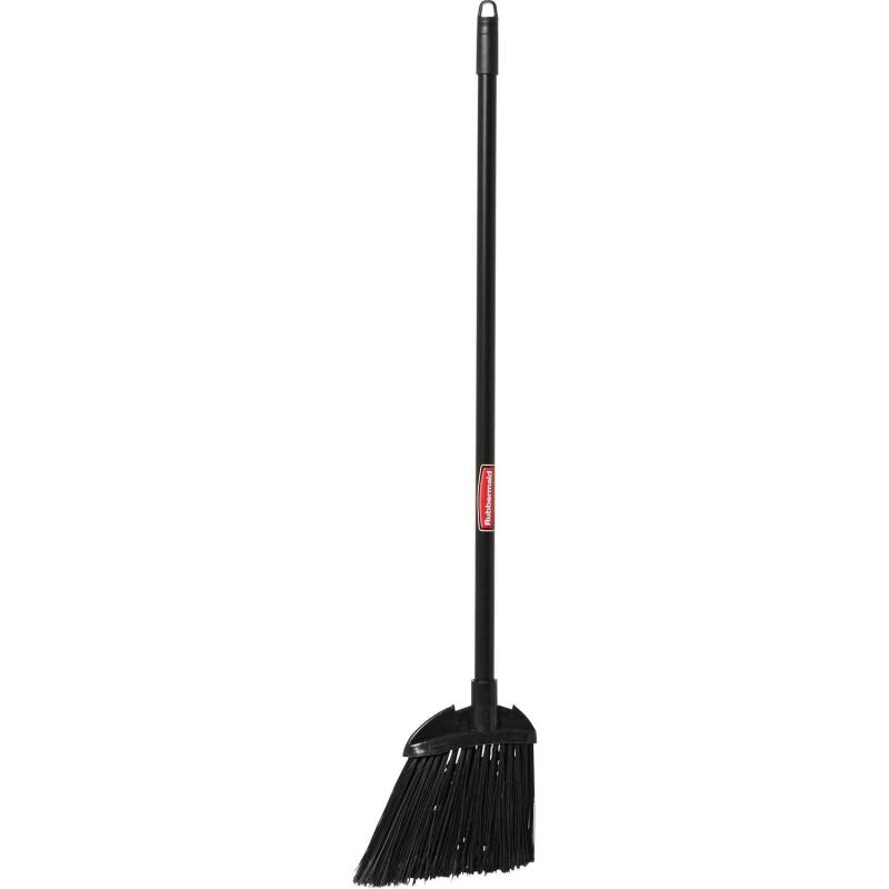 New Rubbermaid Commercial Products Executive Series Lobby Broom Vinyl Handle Black for Professional/Janitorial Cleaners Light-Duty Industrial Cleaning/Sweeping of Indoor Floors/Hardwoods Pack of 6