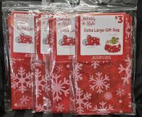 4 New Extra Large Gift Bags 39W x 80H x 18"D