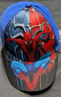 New Kids Spiderman Velcro Back Baseball Cap. Adjustable Size.