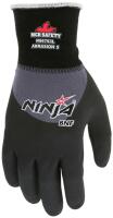 New Size XL Men's MCR Safety NINJA BNF N96793XL Abrasion 5 Nitrile-Coated Gloves