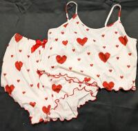 New Size XL Women's 2 Piece Heart Pajamas