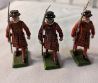 3 Vintage Yeoman of the guard Figurines