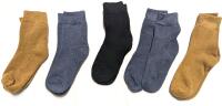 5 New Pairs O/S Adult Socks With Stretch