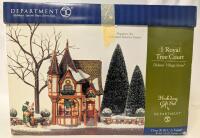 Department 56 DICKENS' VILLAGE "1 Royal Tree Court" Holiday Gift Set, Light-Up Building, Untested