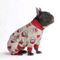 New Large-Size Dog Spark Paws Christmas Pajama - Santa and Rudolph