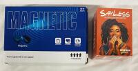 2 New Small/Compact Games, Includes &ldquo;Say Less&rdquo; and Magnetic Strategy Game