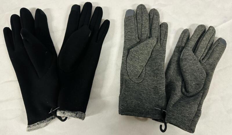 2 New Pairs of Women&rsquo;s Winter Gloves with Phone-Compatable Fingertips