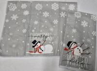 2 New Christmas Decorative Hand Towels 17 by 28"