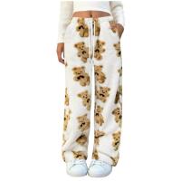 New sz Medium Women's Cozy Fuzzy Teddy Bear Pants