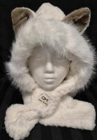 New Adorable Adult AM Mona Momo Hat Scarf
