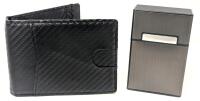 New Slim Bifold Men's Wallet & Cigarette Case 2.25" &times; 1" &times; 3.6"