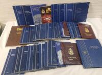 33 Canadian Coin Collection Coin Books - All Books Empty . Includes Dollar Coin , Half Dollar , Quarter , Dime , Nickel & Large Penny Books .