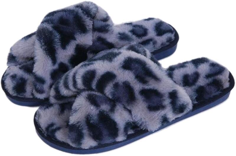 New Sz 36-37 Women's Ehoomely Fuzzy Slippers