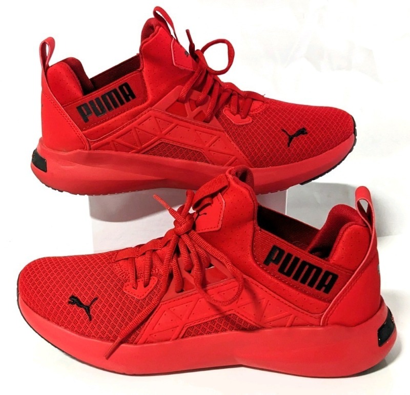 PUMA Men's Softride Enzo NXT: High Risk Red, Black (Size 11.5)
