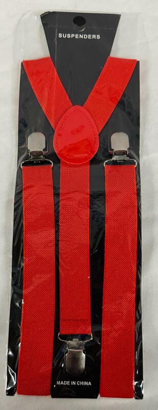 New Pair of Red Suspenders