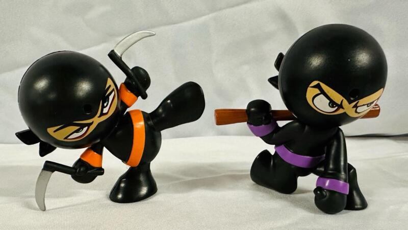 2 Fart Ninja Motion Sensor Toys - In-Box, Boxes Open