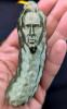 New 3D Printed Nicholas Cage (Pickleos?) Pickle Ornament! 4" Long, And Kind Of A Big Dill - 3