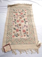 New Entrance Rug - Floral Pattern 20 by 40"