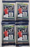 2025 Panini Donruss MLB Baseball Sealed Trading Card Wax Packs , Four (4) Packs
