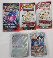 Pok&eacute;mon TCG Sealed Wax Packs (3) & Pok&eacute;mon TCG Single Sealed Cards (2)