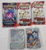 Pok&eacute;mon TCG Sealed Wax Packs (3) & Pok&eacute;mon TCG Single Sealed Cards (2)