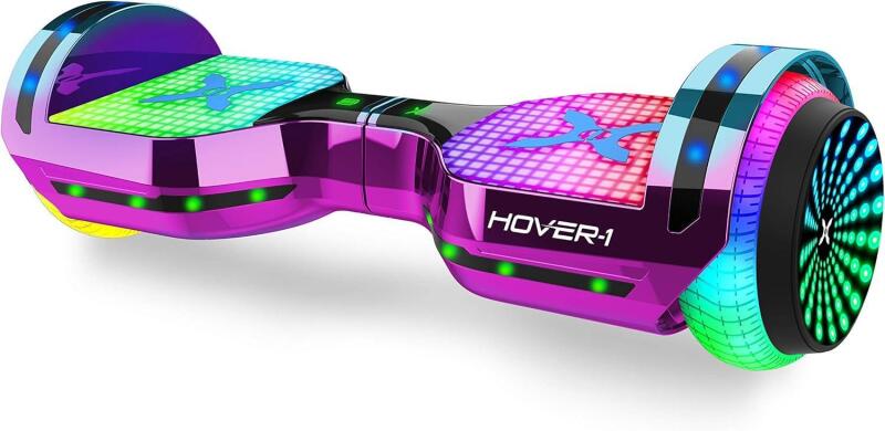 New Hover-1 Astro Electric Self Balancing Scooter - 7MPH Top Speed, 9 Mile Range, 5HR Run-Time, Built-In Bluetooth Speaker, Self Balancing Boards Rider Modes: Beginner to Expert