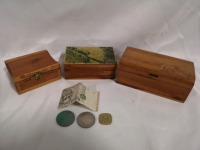 Wooden Boxes + Royalty Tokens