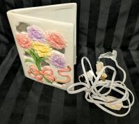 Avon Porcelain Keepsake Birthday Card. 7" Tall.