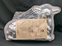 Vintage New Sealed 3D Lamb Mold With Recipes - 8" Tall