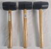 Three (3) 13.5" 16oz. Rubber Mallets