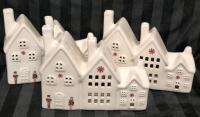 3 New Christmas Decor Ceramic - 8.5" L by 6.5" H