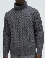 New - Men's Sz. Medium Nova Men Got Potential Turtleneck Sweater - Grey