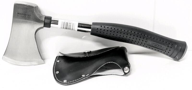 New Mastercraft 12.75" Long Hatchet With Cover, #57-5103-2