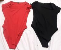 2 New Women's Sz. XL One Piece Bodysuit