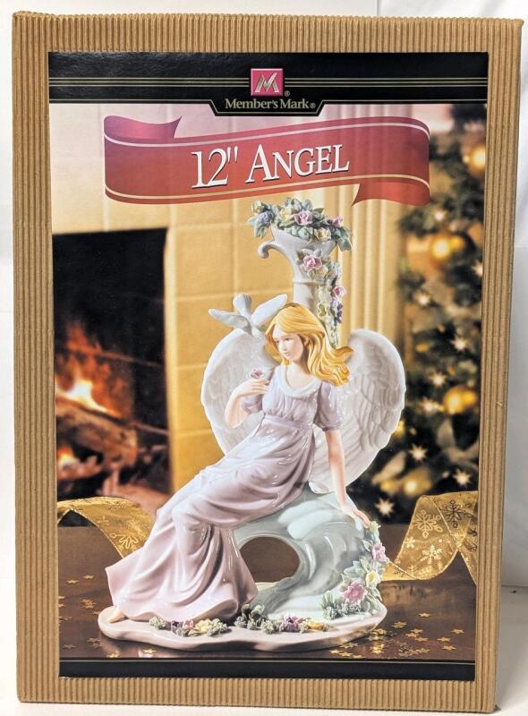 Member's Mark 12" Porcelain Handpainted Angel Figure
