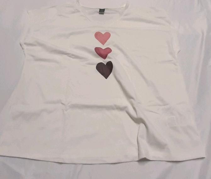 New Women's Sz. Large Sleeveless Graphic Shirt