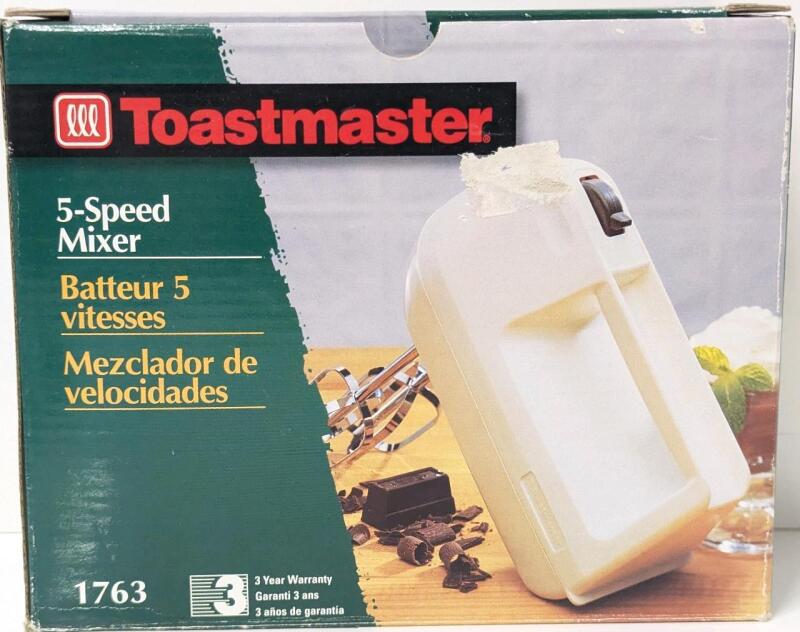 Vintage New in Box Toastmaster 5-Speed Mixer