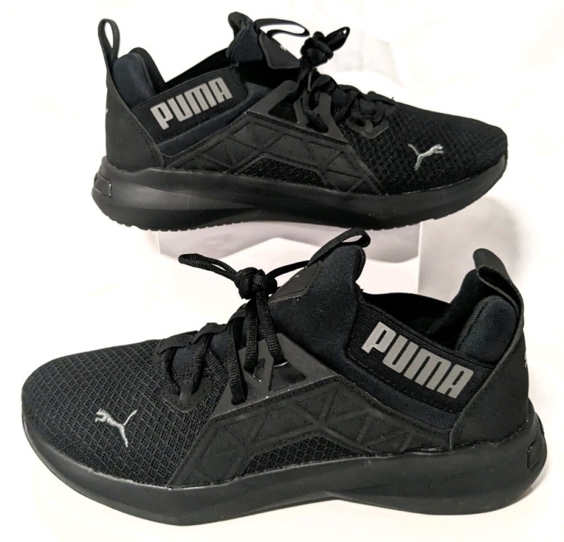 PUMA Men's Softride Enzo NXT Wide: Black, Castlerock (Size 10)
