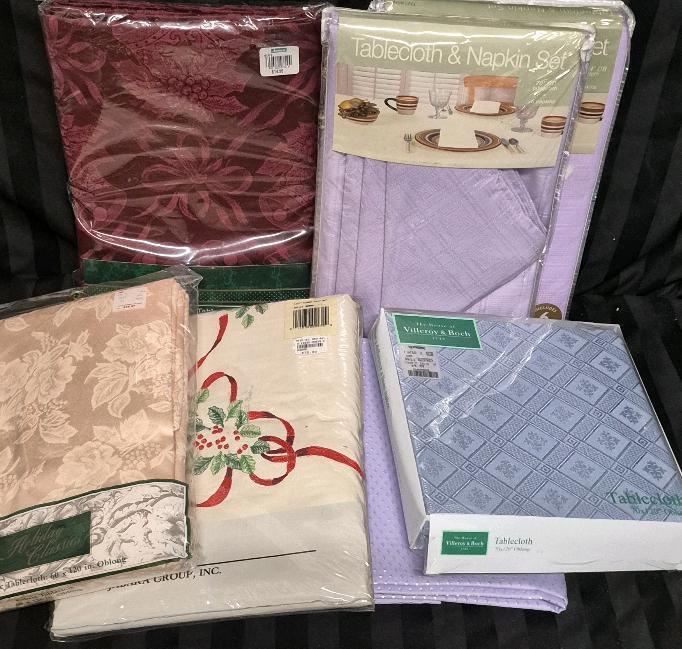 7 As New Tablecloths - Some Holiday Patterns