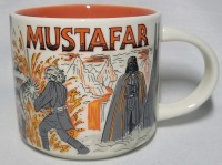 STAR WARS Starbucks ' MUSTAFAR ' Coffee Mug with Box - New