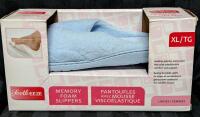 New Size Large (9/10) Women's Sooth-Eeze Memory Foam Slippers