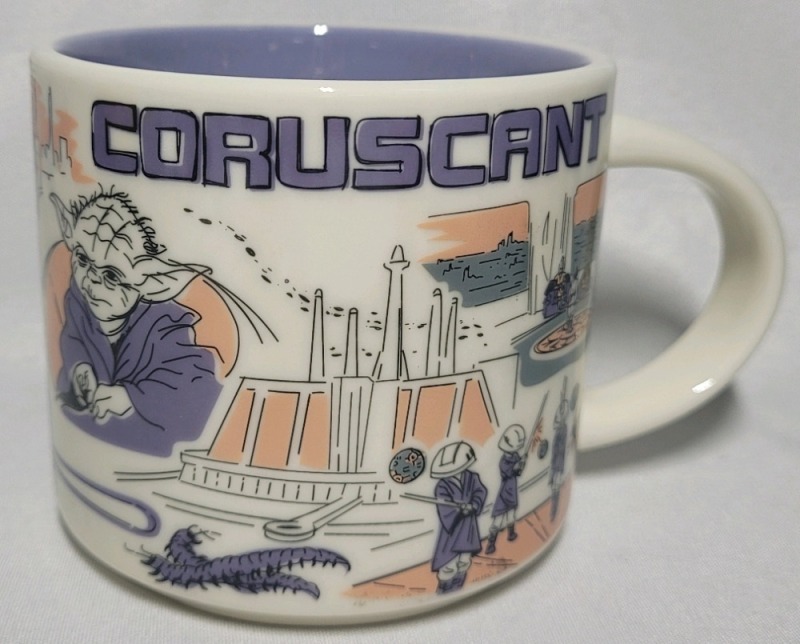 STAR WARS Starbucks ' CORUSCANT' Coffee Mug with Box - New