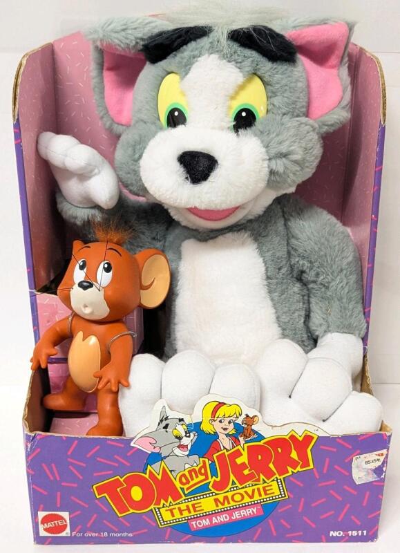 New Vintage 1993 TOM AND JERRY : THE MOVIE Plush & Plastic Toys
