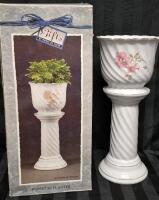 As New Pedestal Planter 14" Tall