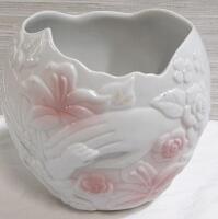 1993 Ceramic Mother Vase | Good Condition, 6" Tall, 5" Wide