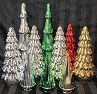 10 New Christmas Trees Home Decor - 6 to 13" Tall