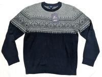 New Size XL (46-48) Men's Cotton Blend Fair Isle Sweater