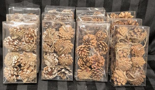 96 New Pinecone Ornaments