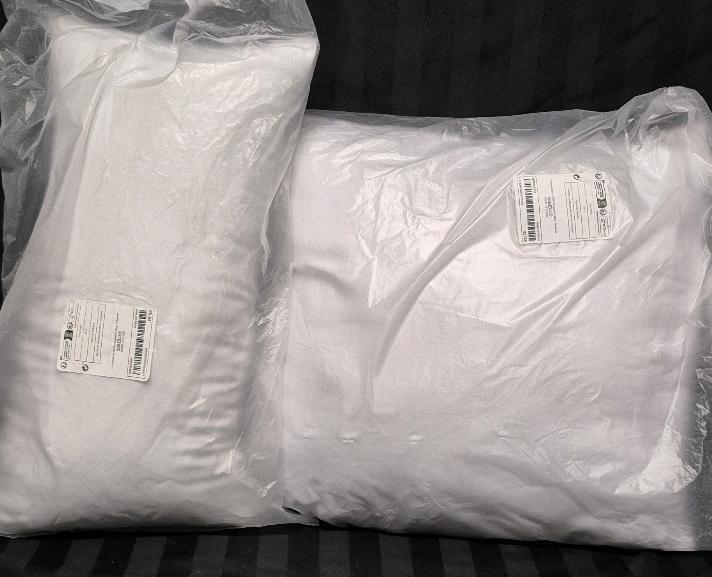 2 New Throw Pillows - 16 by 16" and 10 by 18"