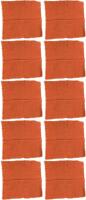 10 New Linen-Like Woven Square Dinner Napkins, 12" &times; 13" Each